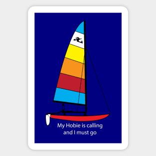 Hobie 14 Catamaran Sailboat Sticker